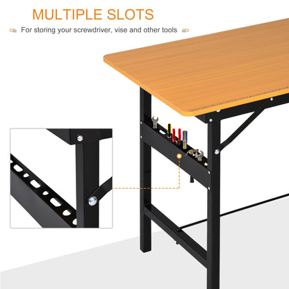 Homcom Workbench Garage DIY Work Tools Bench Station Heavy Duty Bench Shed Warehouse