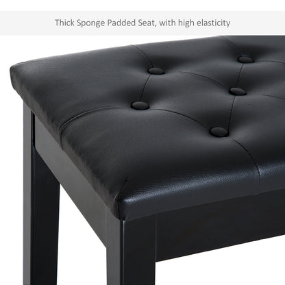 Homcom Faux Leather Piano Bench