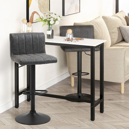 Homcom Adjustable Barstools Set of 2