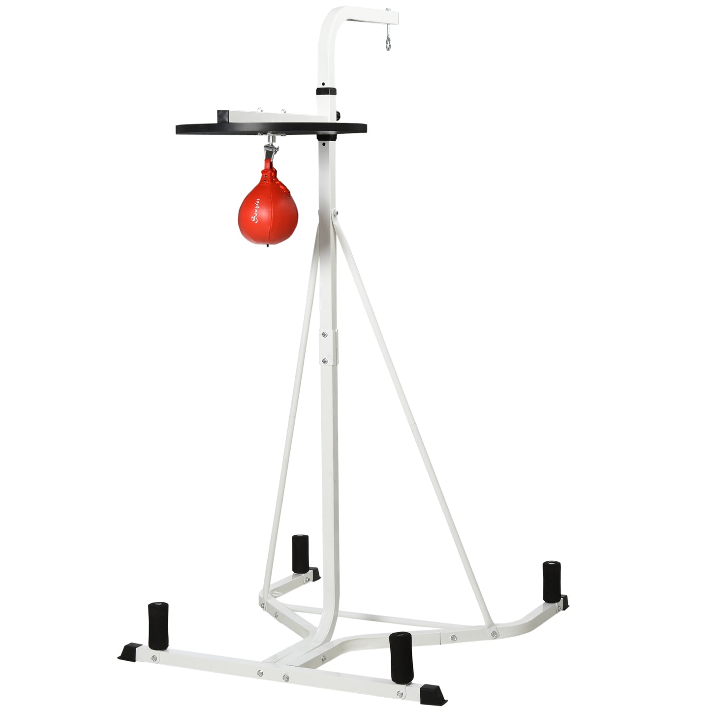 Homcom Free-Standing Speed Bag Boxing Platform Punch Bag Fitness Station Stand