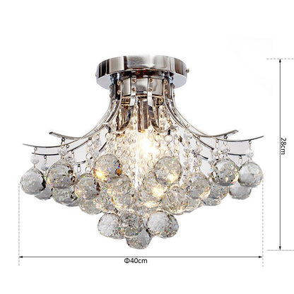 Homcom Modern K9 Crystal Ceiling Lighting Chandelier