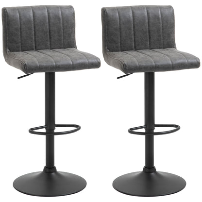 Homcom Adjustable Barstools Set of 2