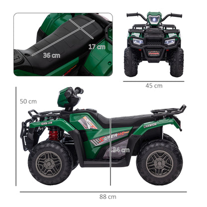 Homcom 12V Kids Quad Bike With Forward Reverse Functions