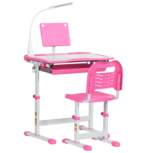 Homcom Kids Desk and Chair Set