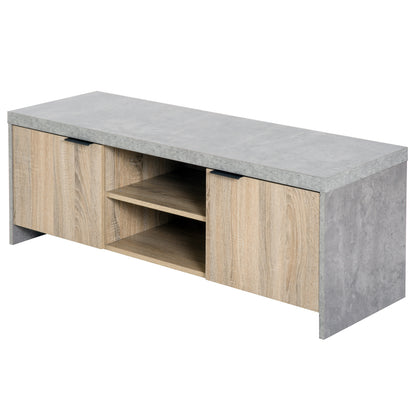 Homcom Marble-Effect Frame TV Unit