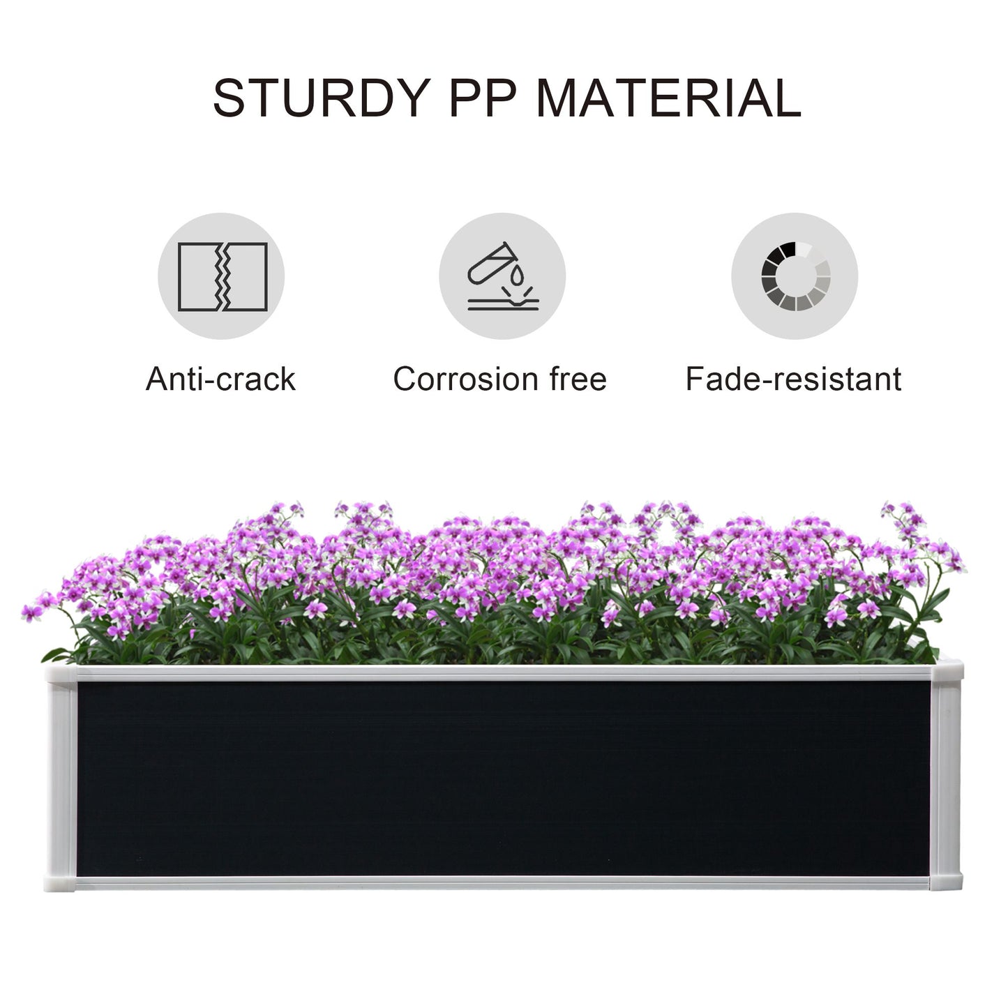 Outsunny 302L Raised Garden Bed