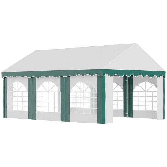 Outsunny 6 x 4m Garden Gazebo with Sides