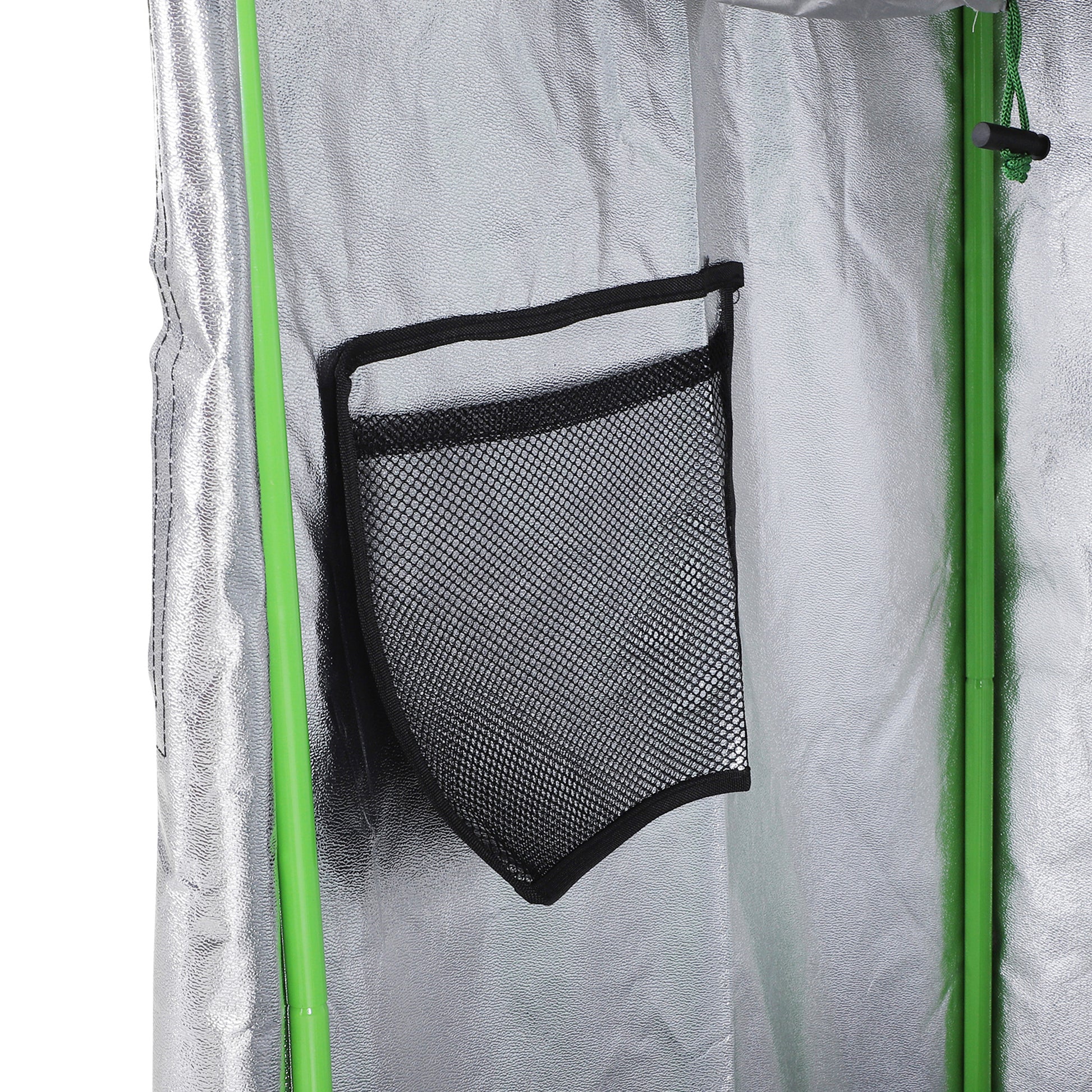 Outsunny Hydroponic Plant Grow Tent W/ Window Tool Bag