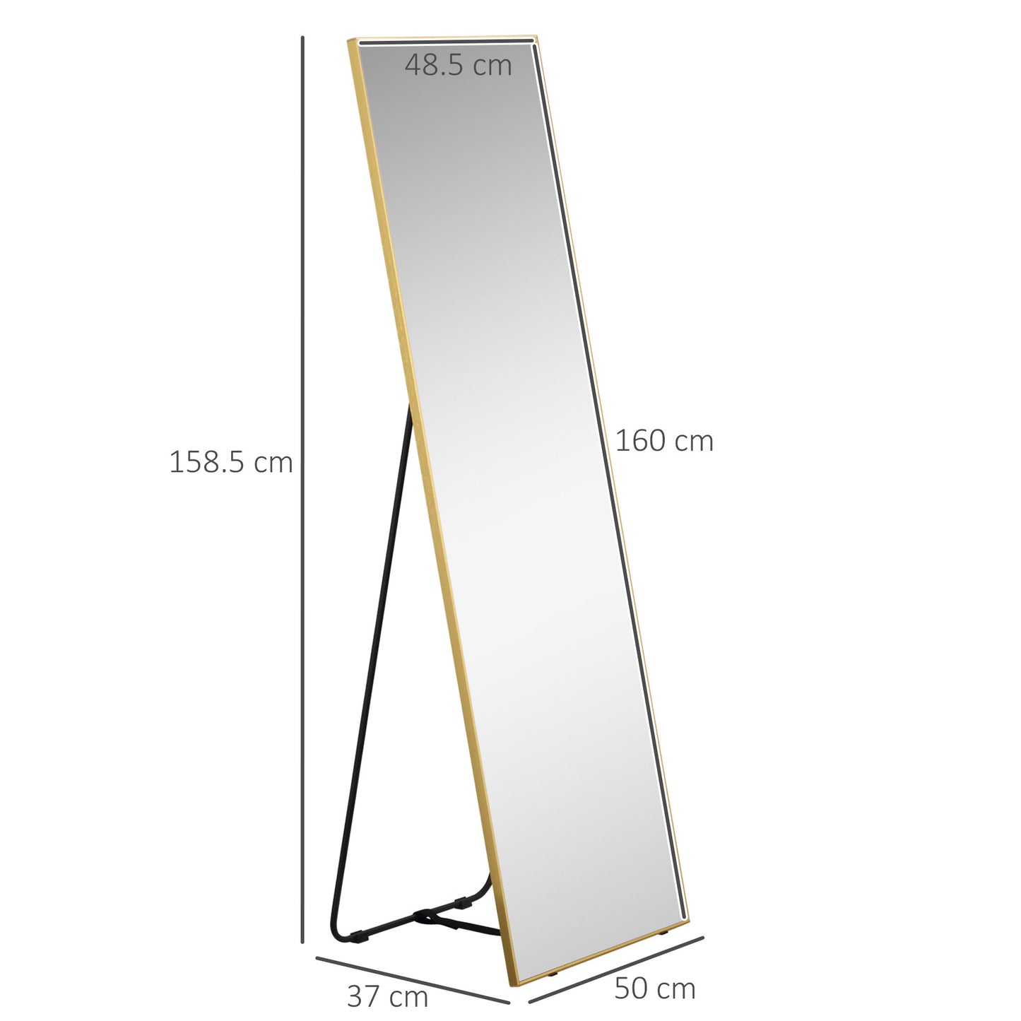 Homcom Full Length Mirror Wall-Mounted