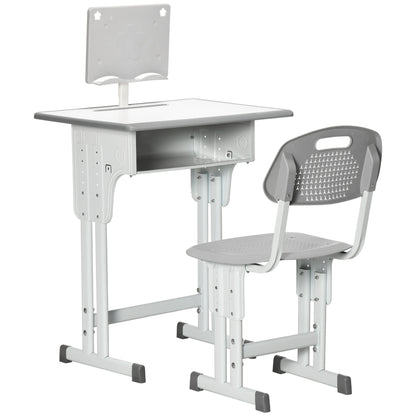 Homcom Kids Adjustable Desk and Chair Set