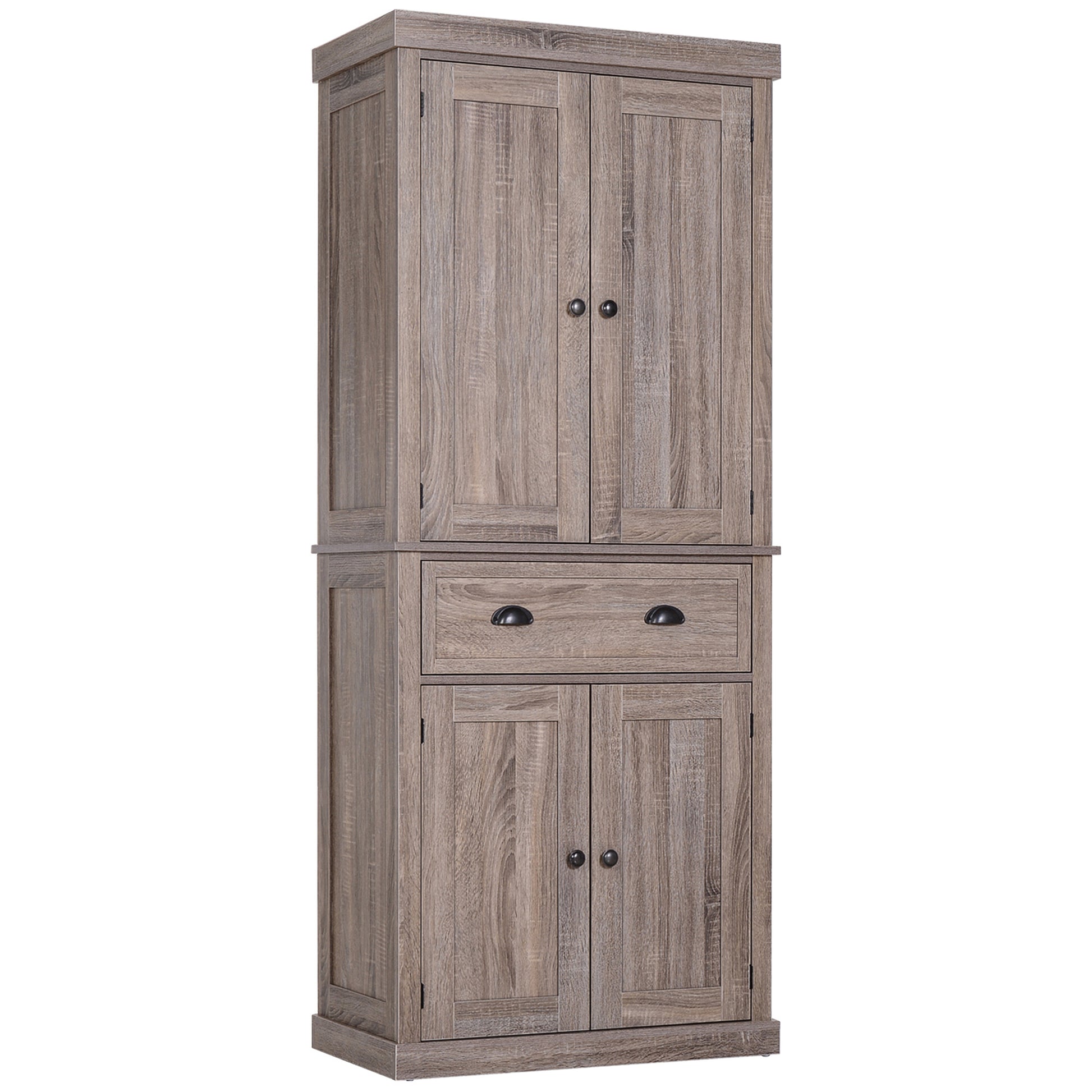 Homcom Traditional Colonial Freestanding Kitchen Cupboard