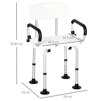 Homcom Shower Chair for the Elderly and Disabled