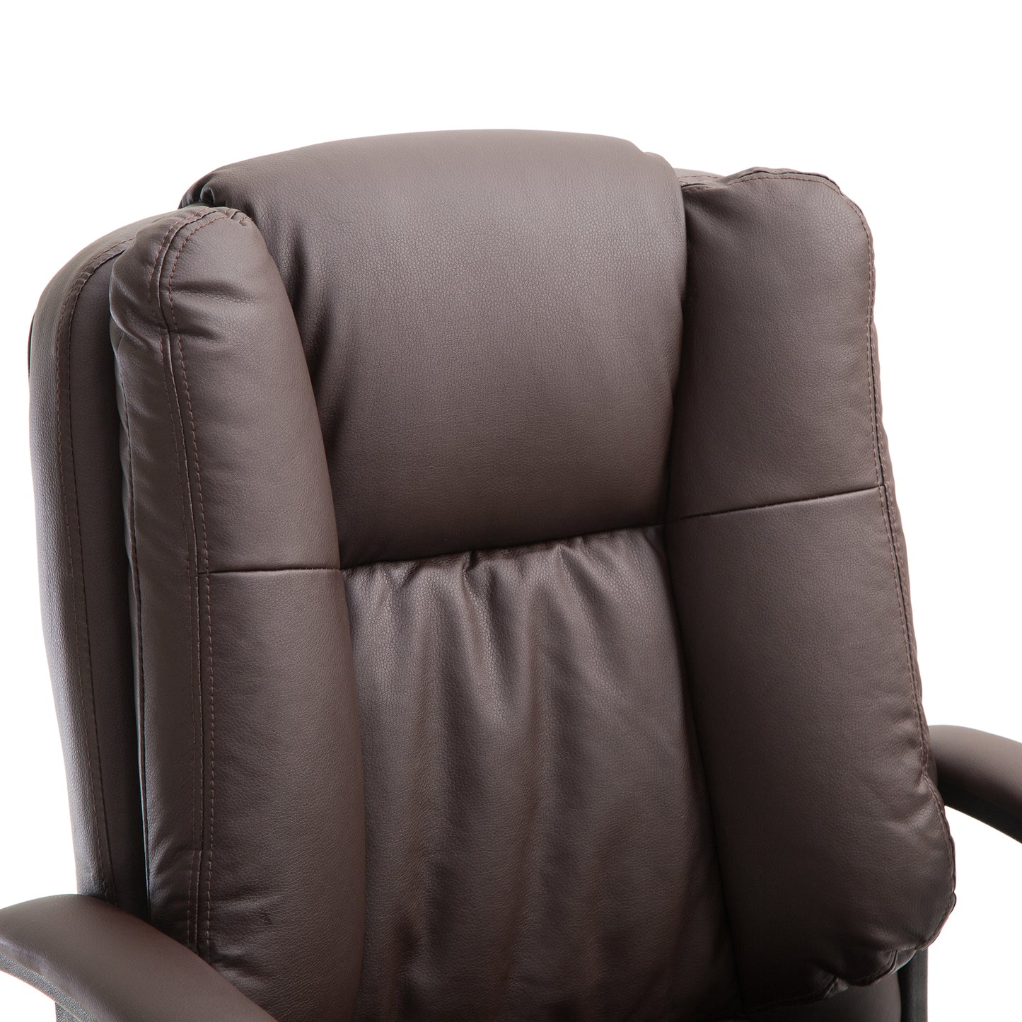 Homcom PU Leather Executive Office Chair-Brown