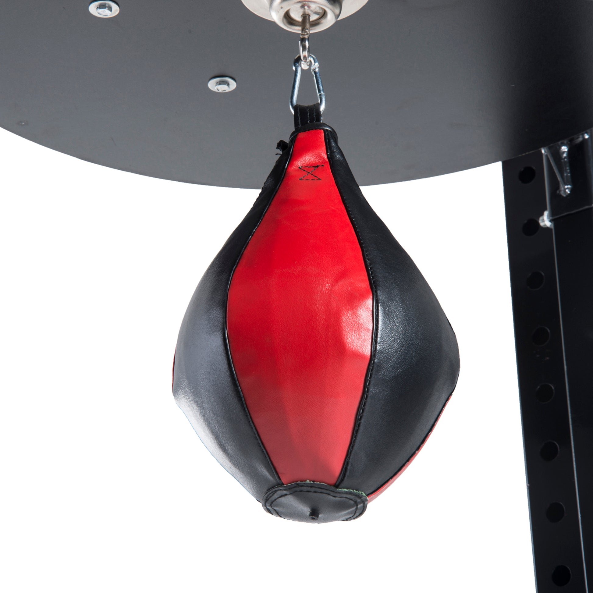 Homcom Punching Boxing Speed Bag Boxing Workout Platform-Red/Black