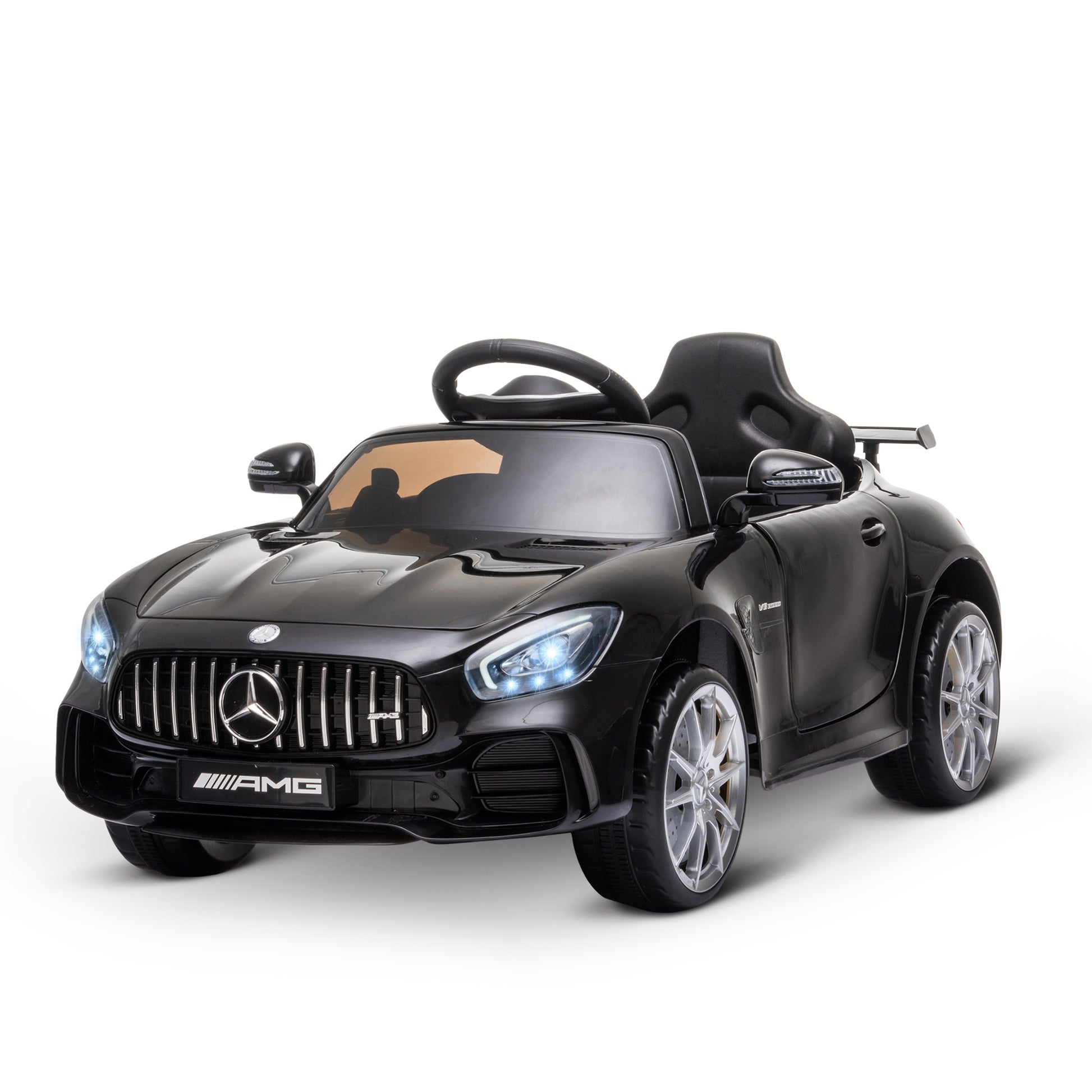 Homcom Benz GTR 12V Kids Electric Car Ride On Toy w/ Remote Control MP3