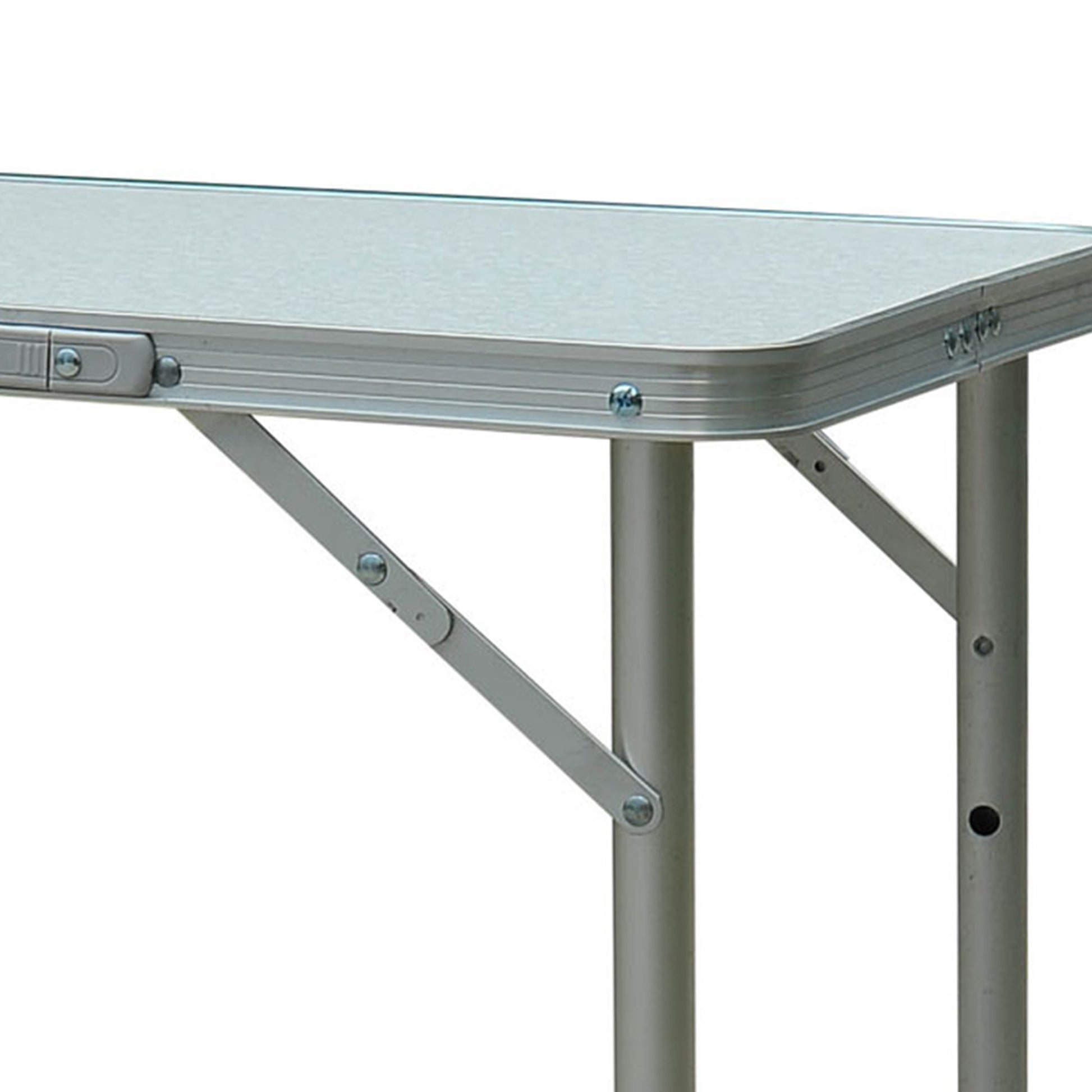 Outsunny Patio Foldable Picnic Table-Silver