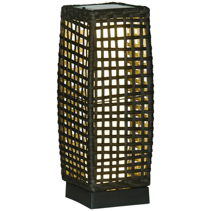 Outsunny Outdoor Rattan Solar Lantern