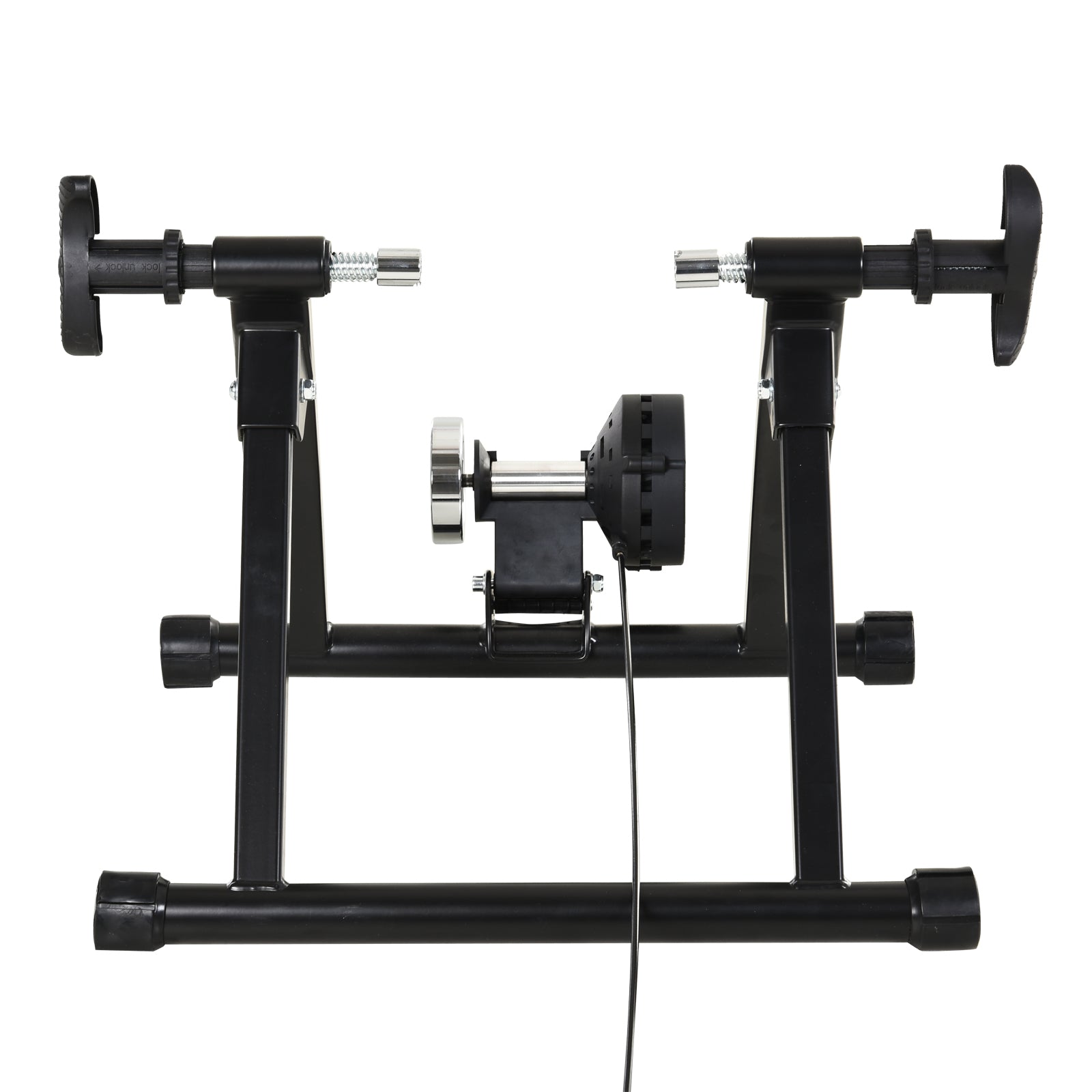 Homcom Foldable Indoor Bike Trainer Stationary Workout Stand