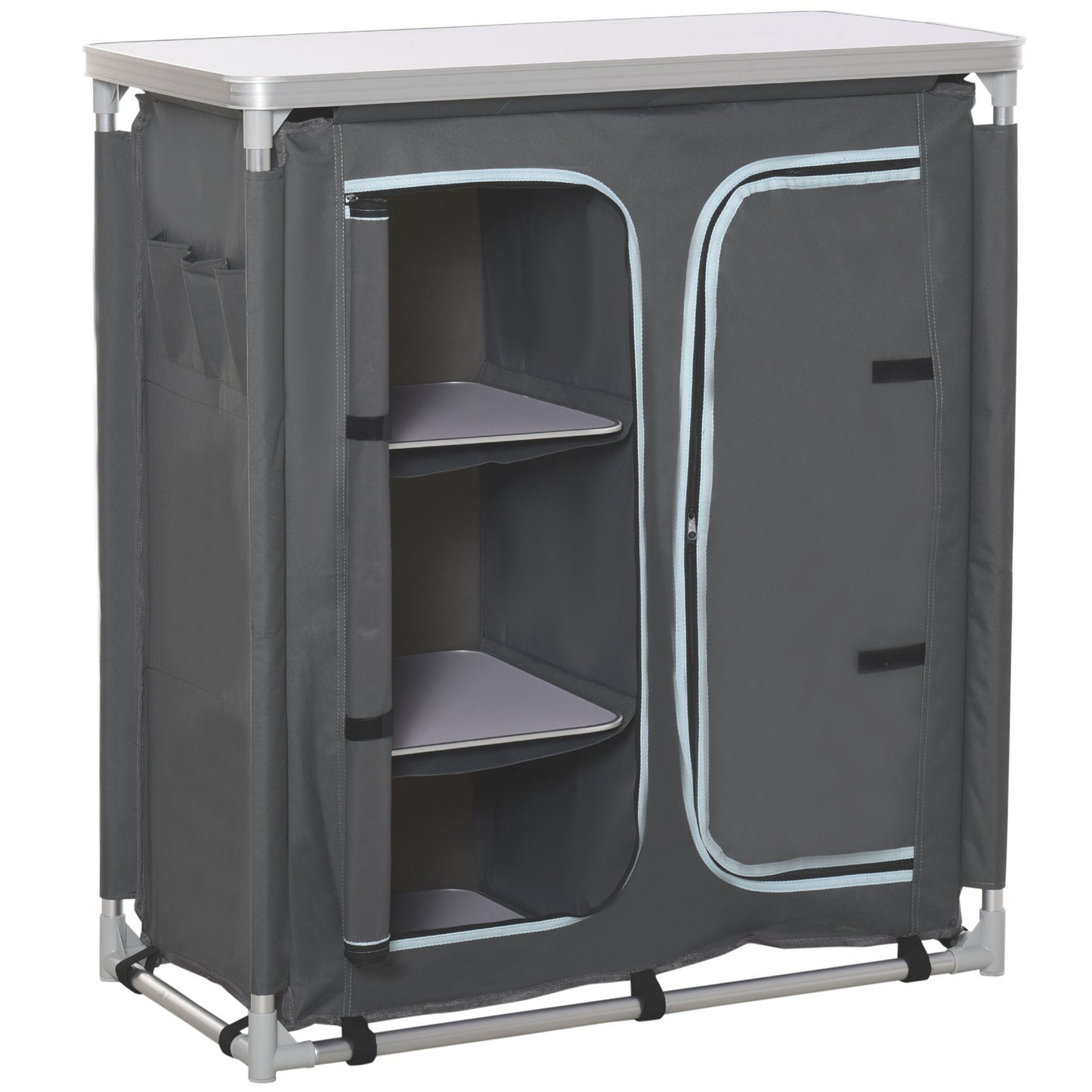 Outsunny Aluminum Camping Cupboard