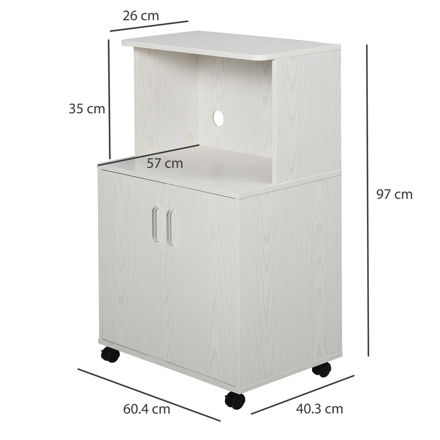 Homcom Kitchen Storage Unit