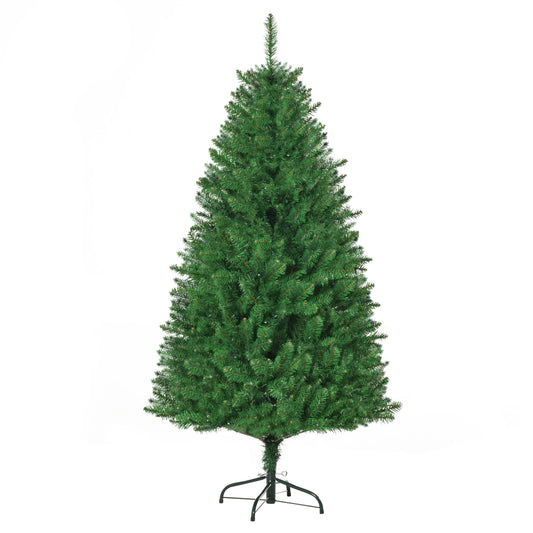 Homcom 5FT Christmas Tree Warm White LED Light Holiday Home Decoration