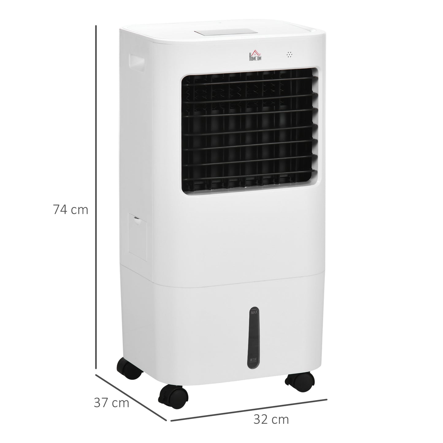 15L Multifunction Three Speed Air Cooler With Remote Control White by Homcom