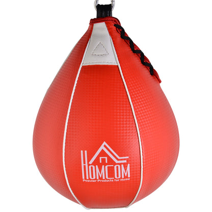 Homcom PU Leather Boxing Speedball w/ Steel Frame