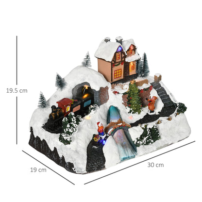 Homcom Animated Christmas Village Scene