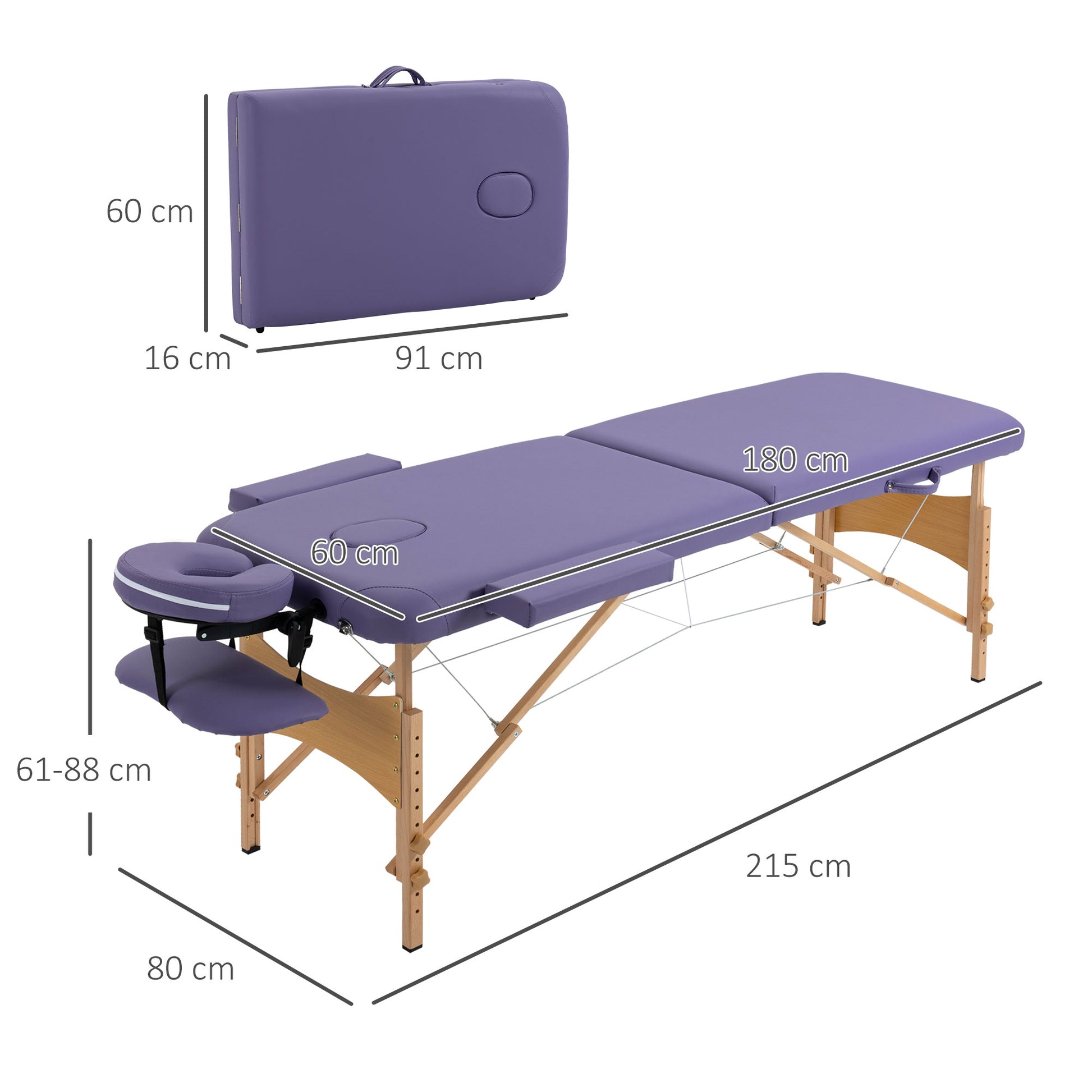 Homcom Portable Massage Bed