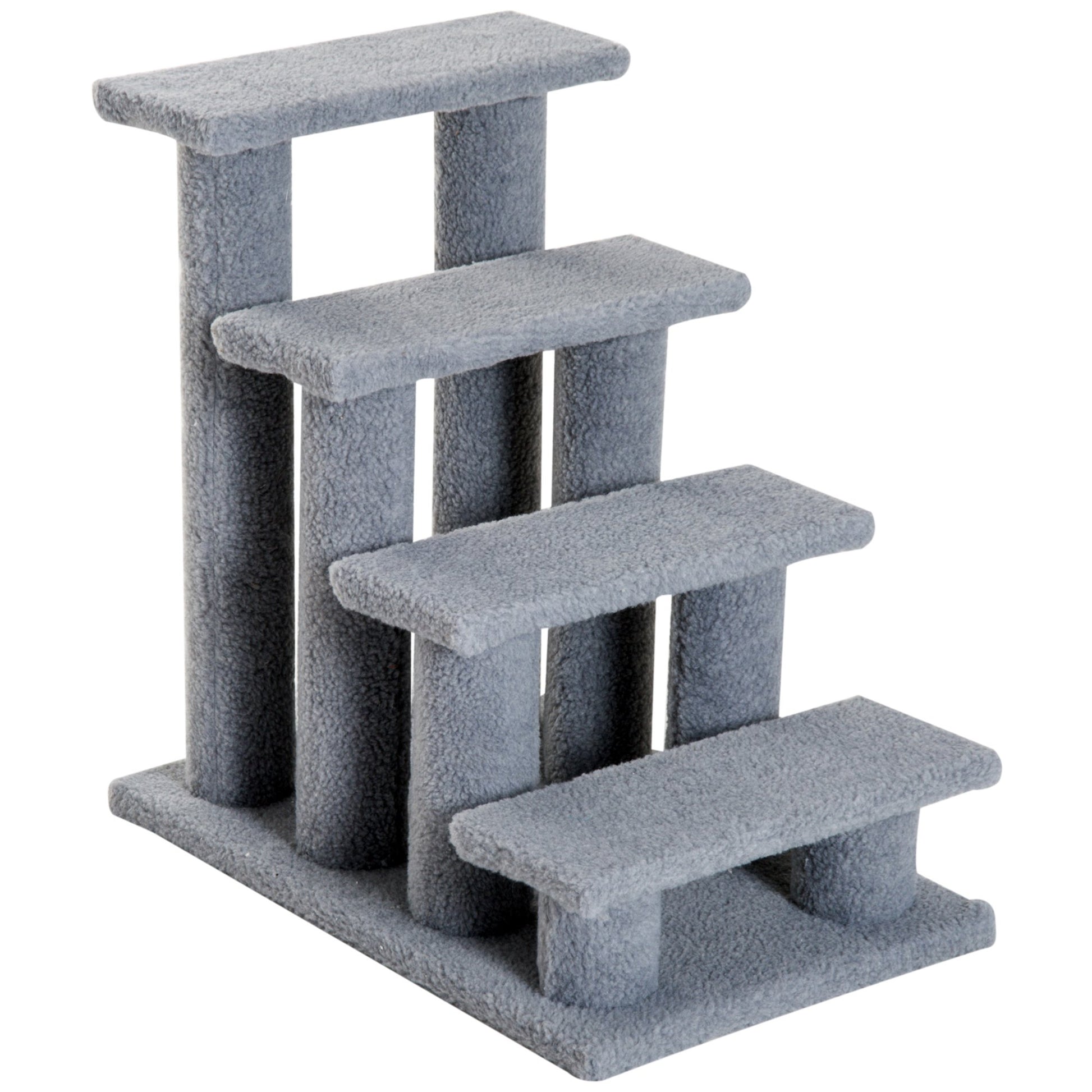 PawHut Pet Ramp Stairs Cat Tree Ladder Safety Steps Climbing Frame