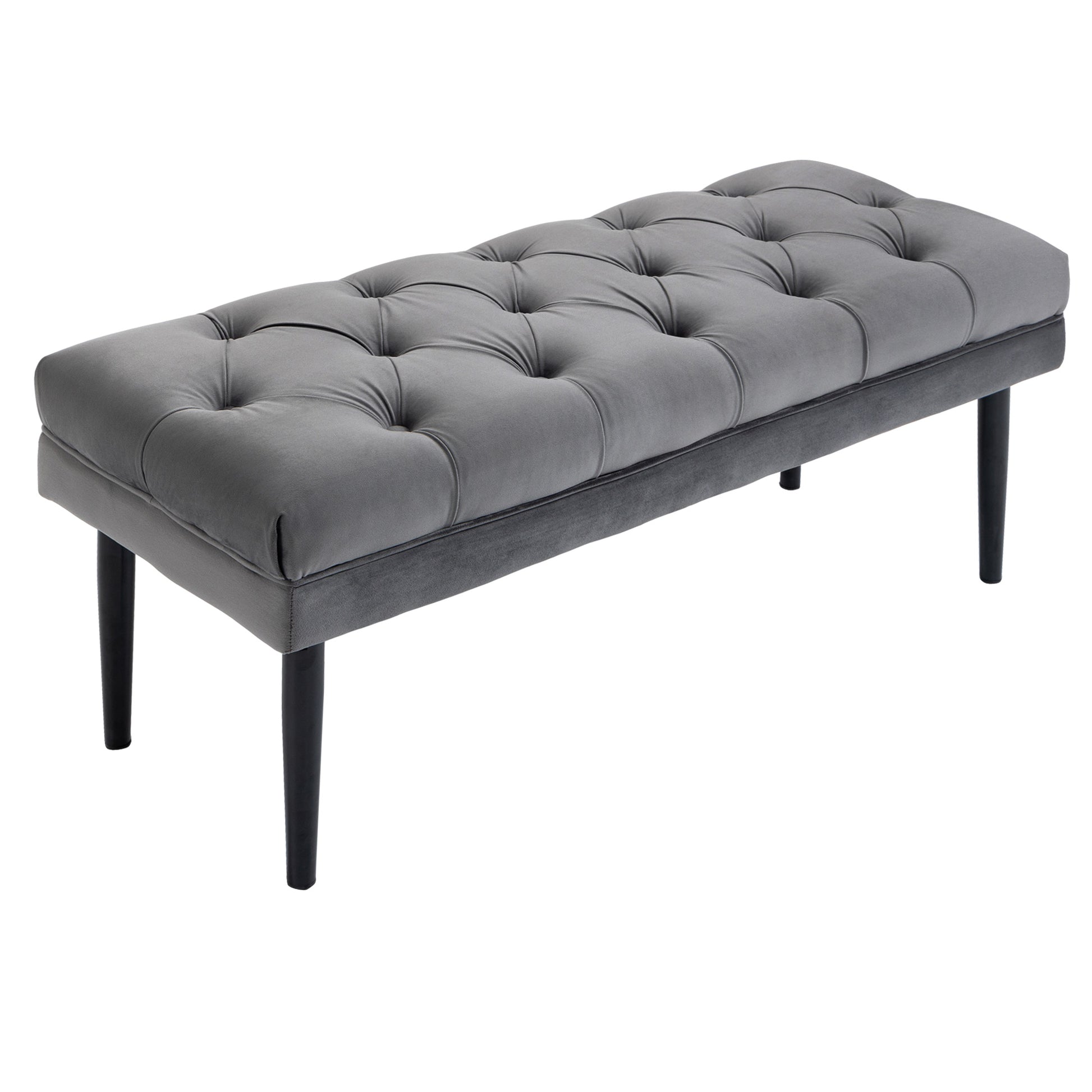 Homcom Velvet Bed End Bench