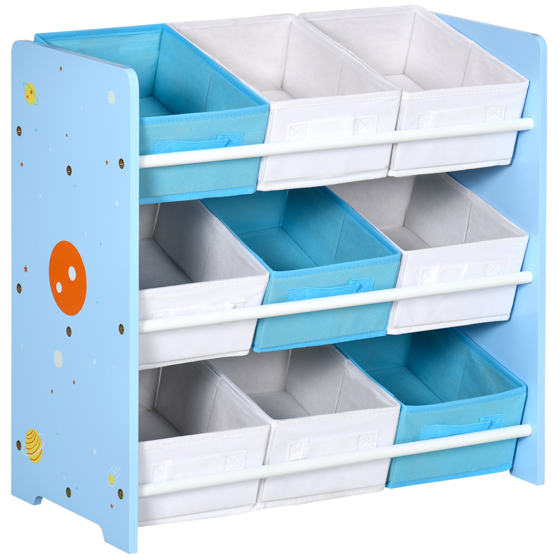 ZONEKIZ Kids Storage Unit with 9 Removable Storage Baskets