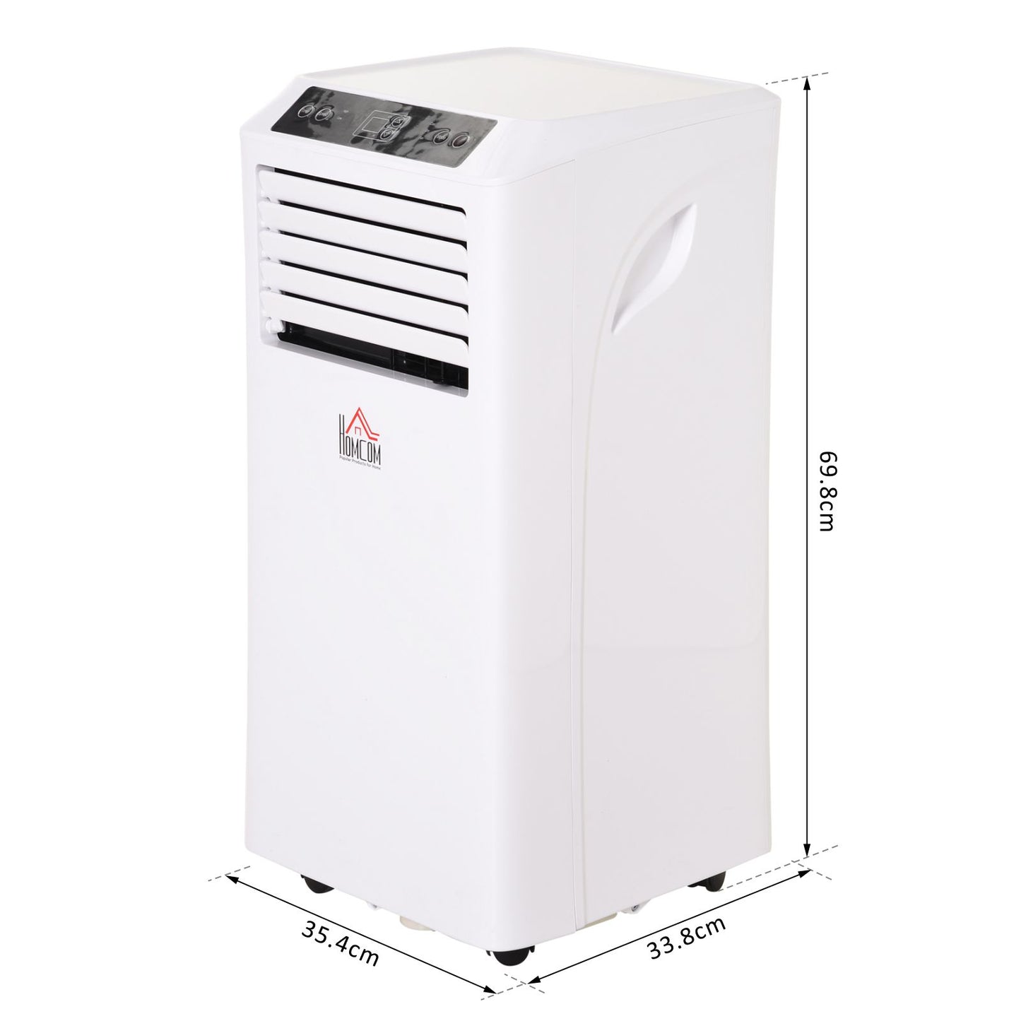 A Rated 9,000 BTU Portable Air Conditioner With 24 Hour Timer by Homcom