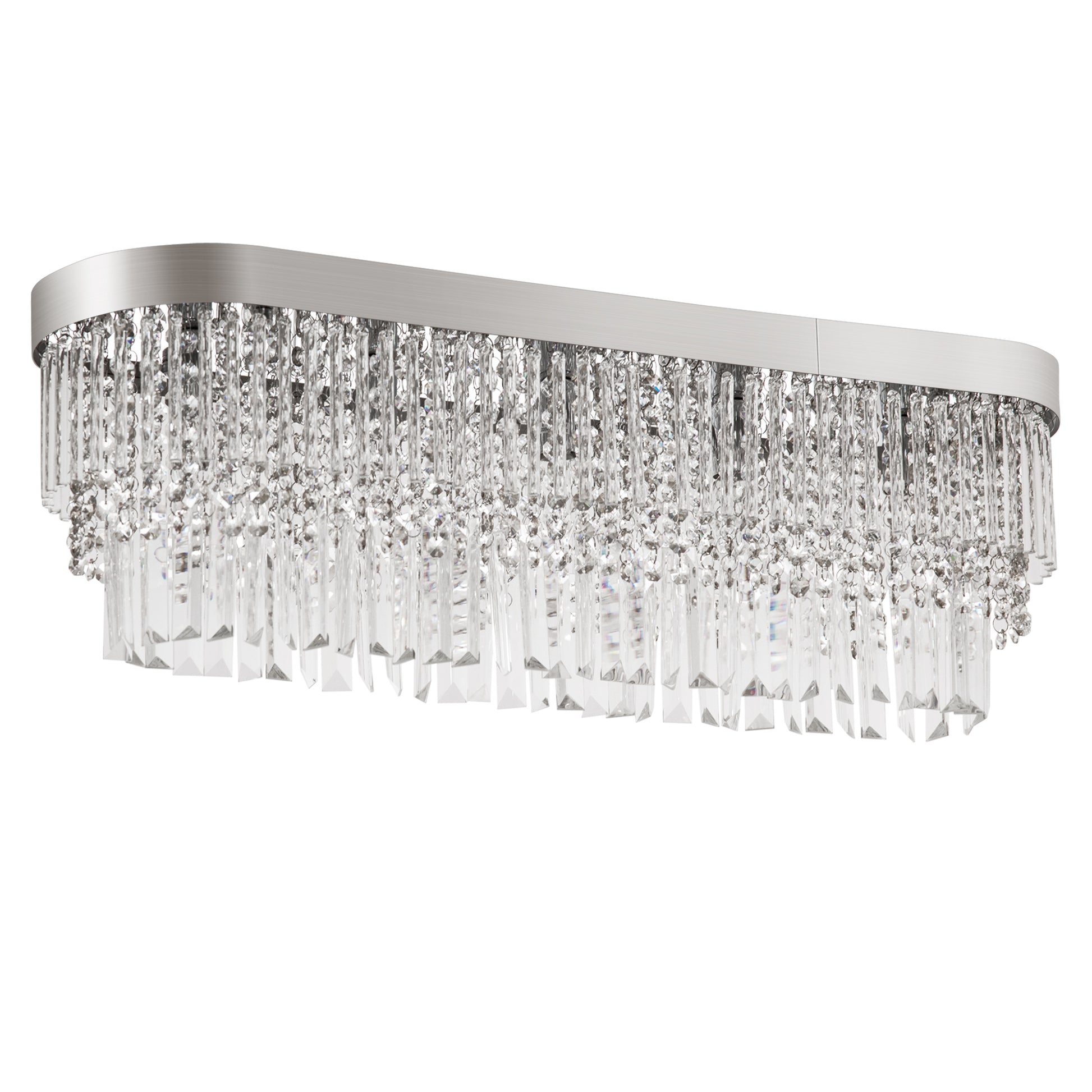 Homcom Modern Raindrop Crystal Chandelier