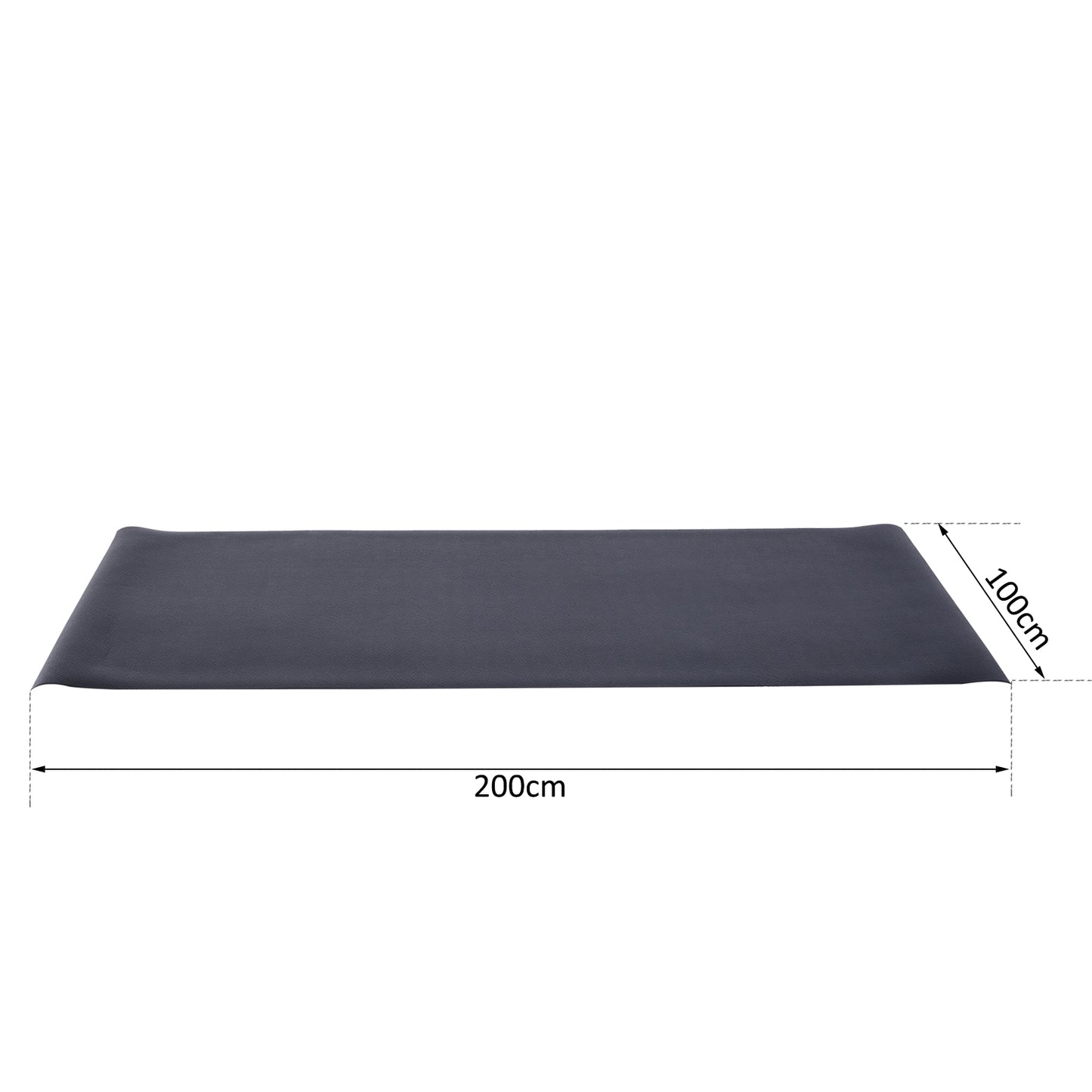 Homcom Multi-purpose Exercise Equipment Mat Non-slip Floor Protector Gym Fitness Training Workout Mat