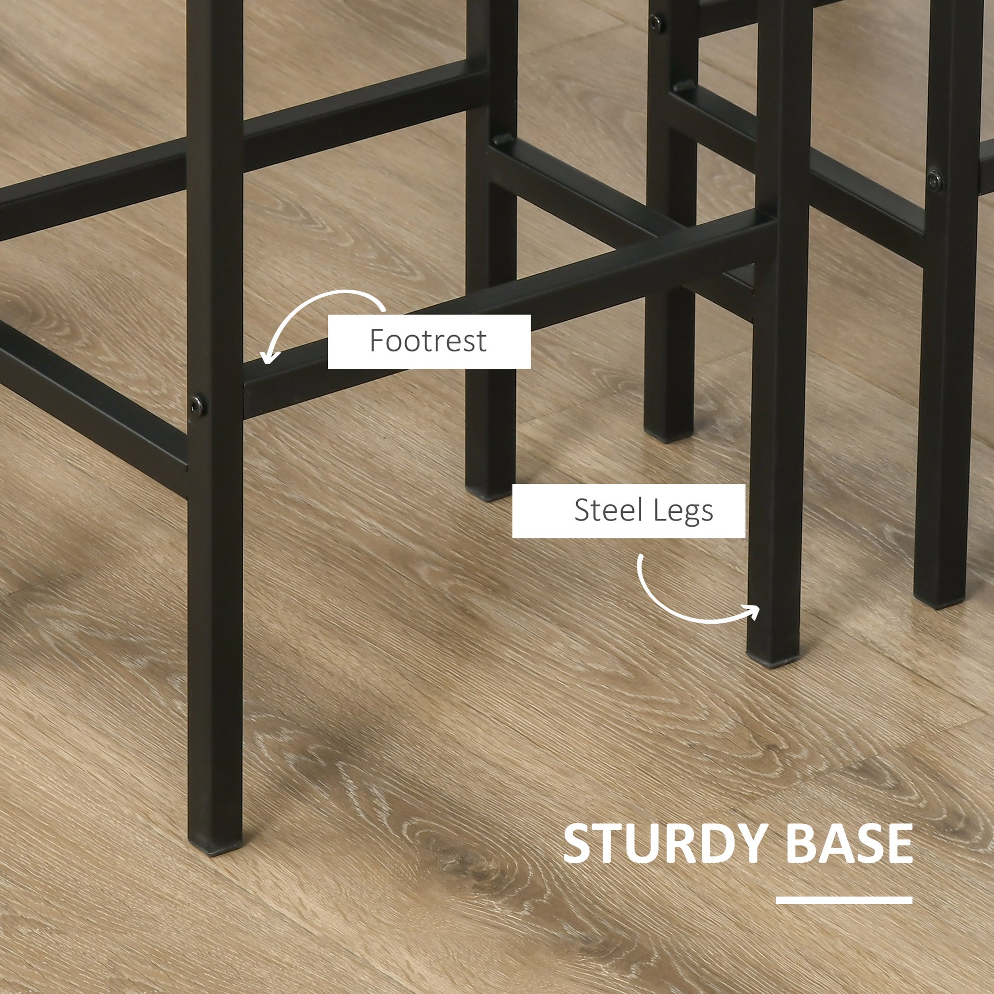 Homcom Industrial Bar Stools