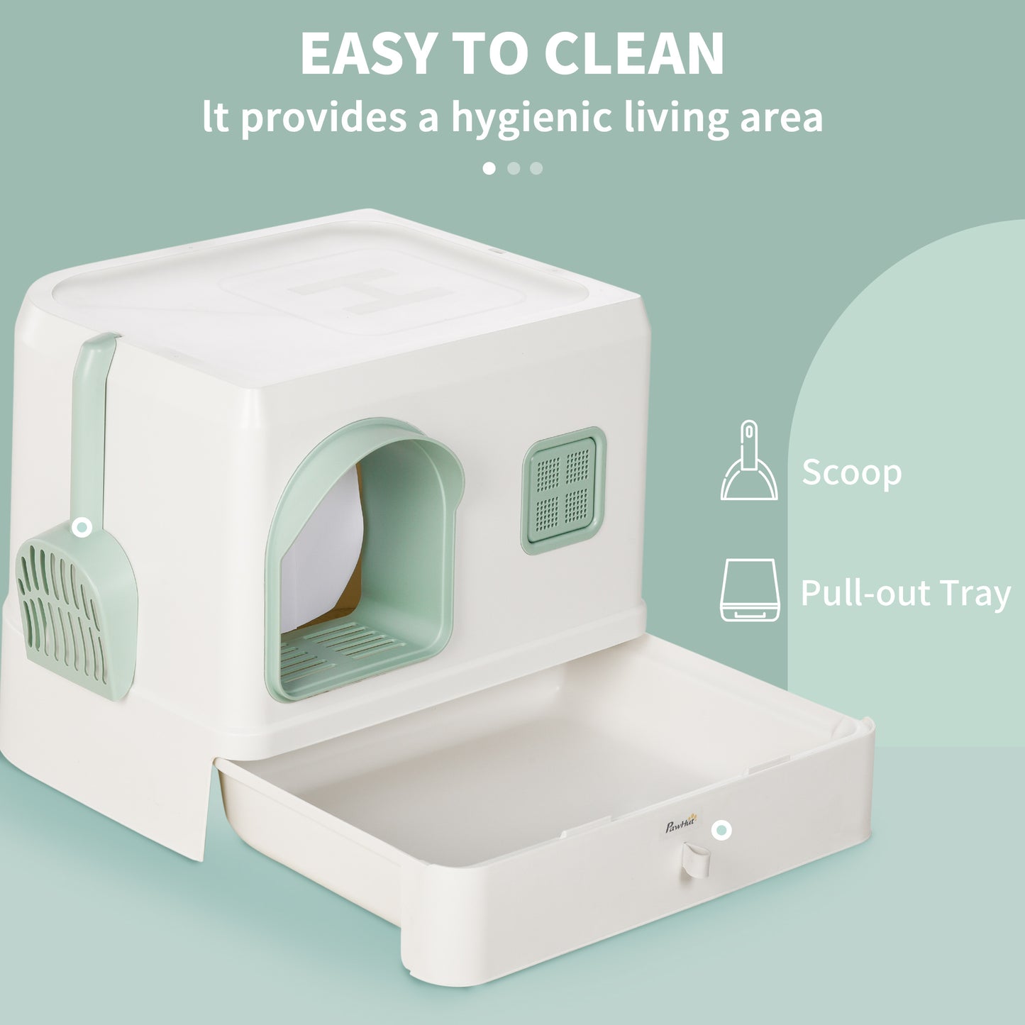 PawHut Cat Litter Box