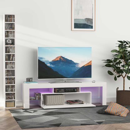 Homcom High Gloss Futuristic TV Stand