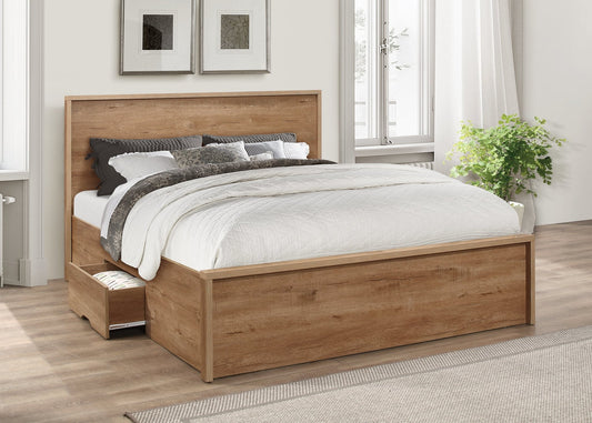 Stockwell King Bed Rustic Oak-0