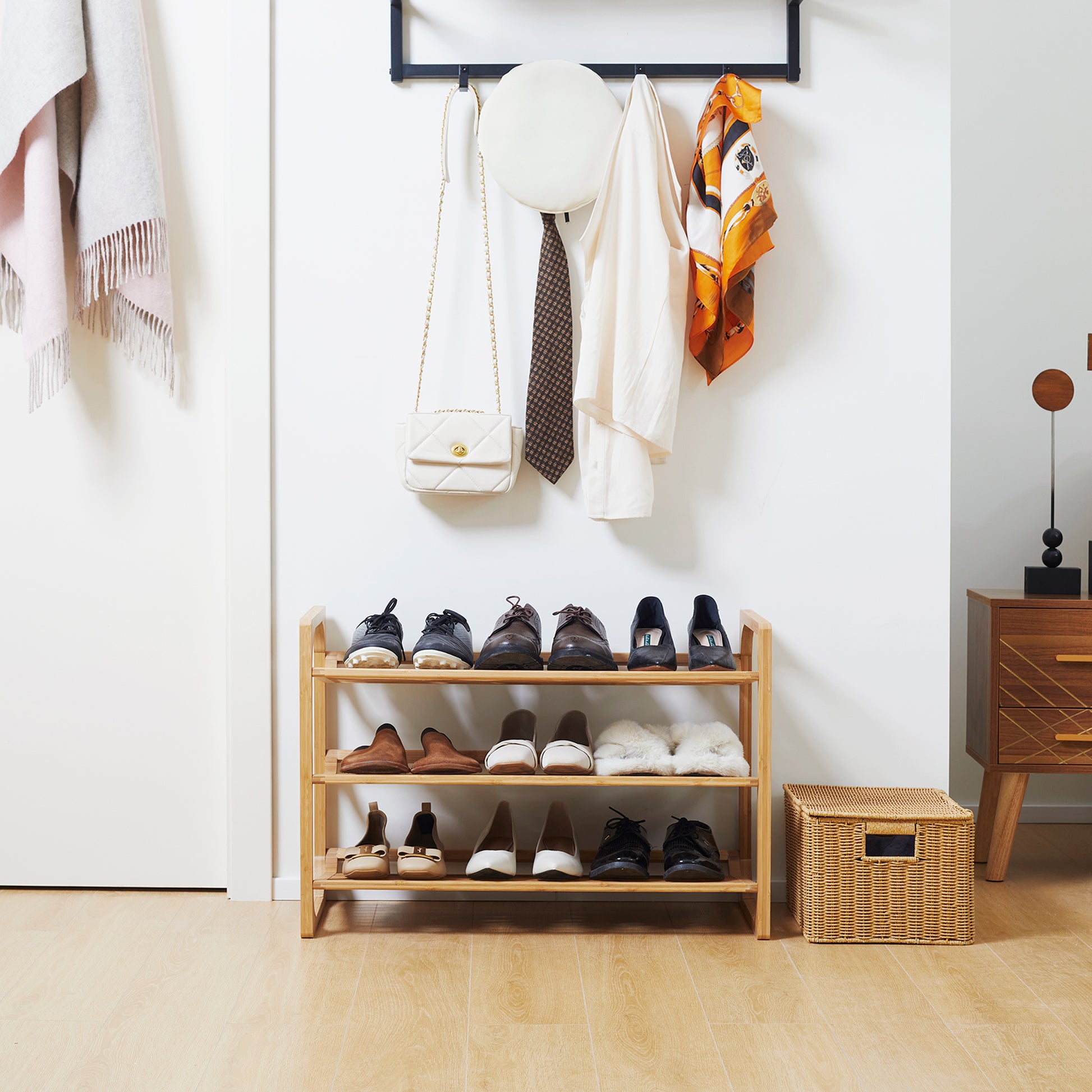 Homcom 3-Tier Shoe Rack