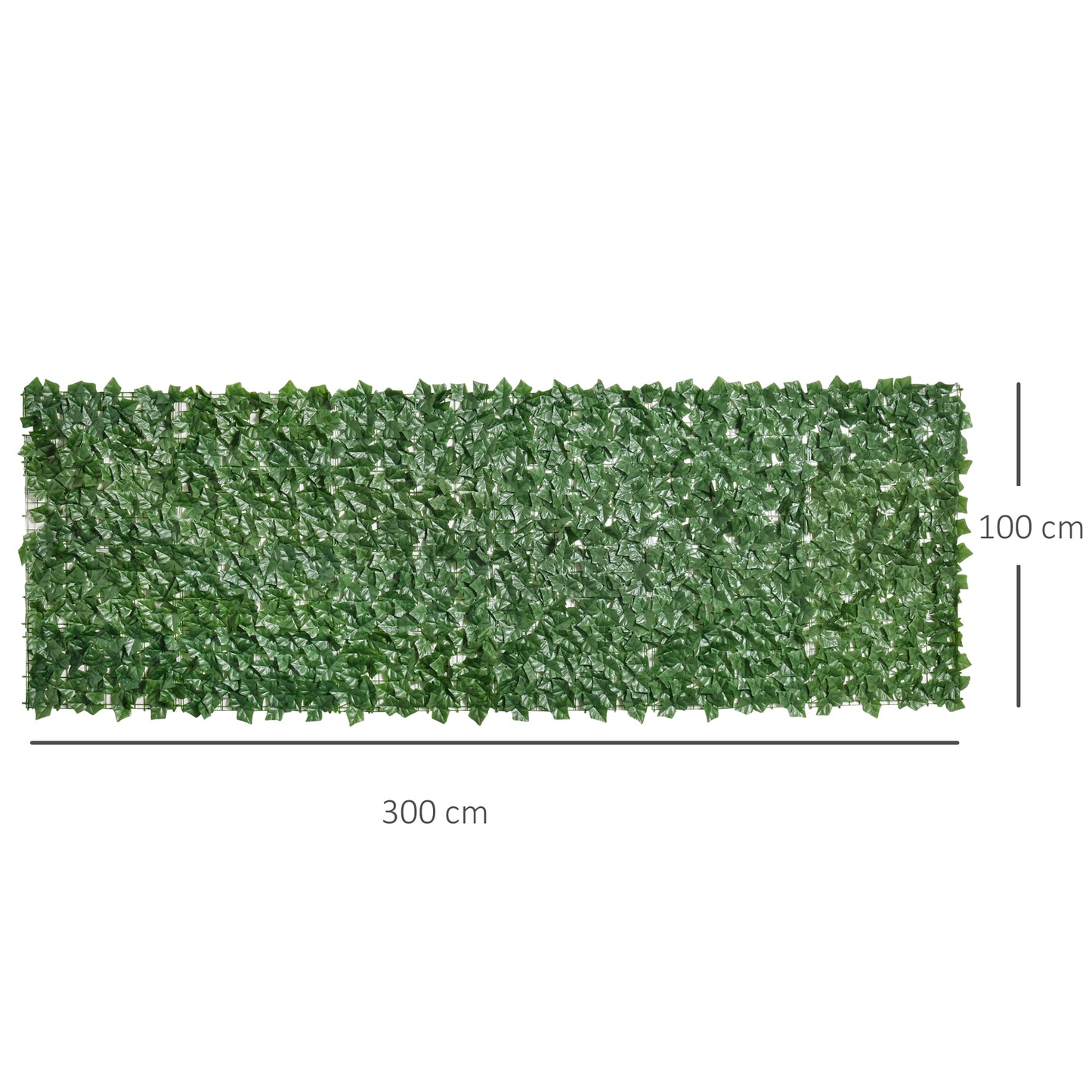 Outsunny Artificial Leaf Fence Panel for Garden Outdoor Indoor Decor