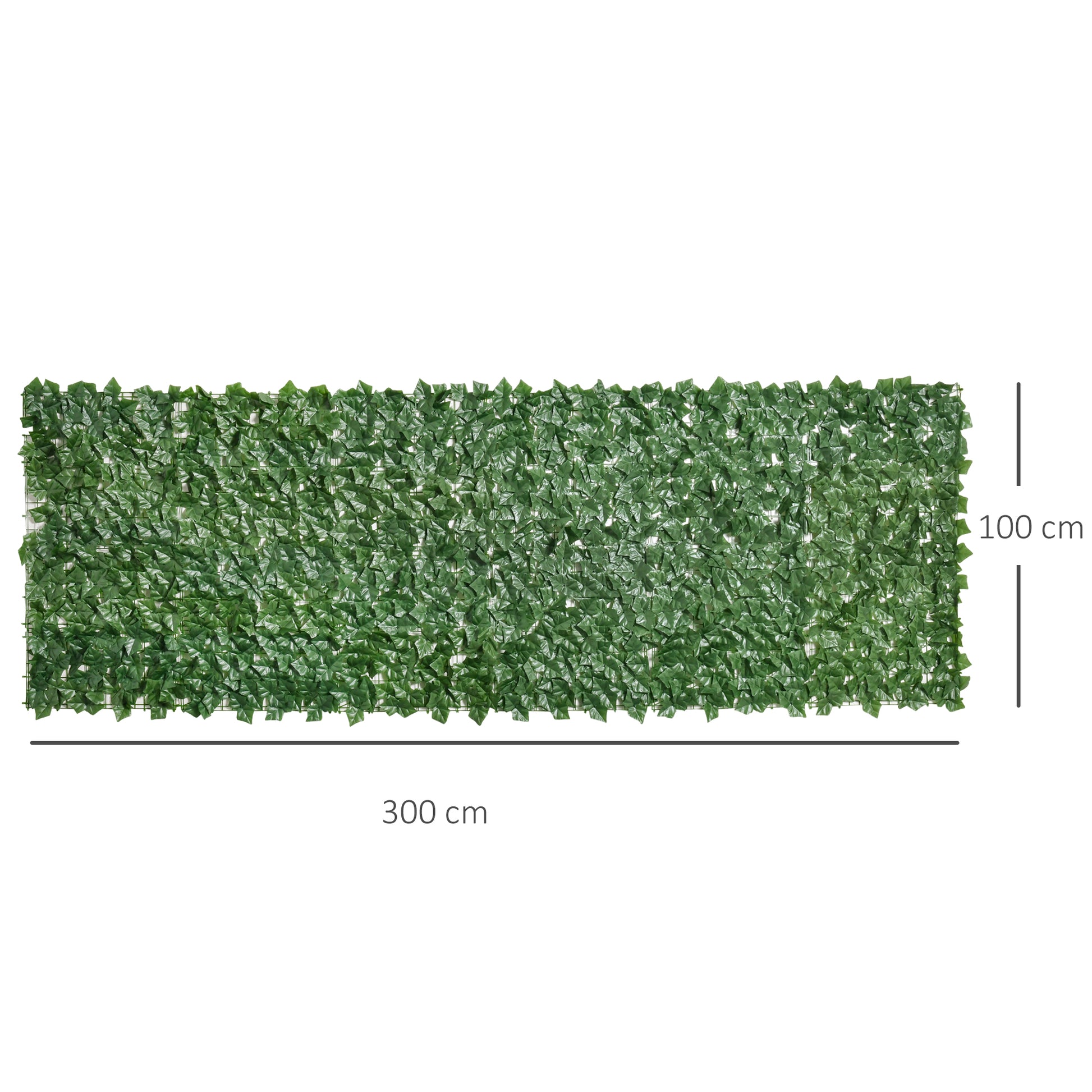 Outsunny Artificial Leaf Fence Panel for Garden Outdoor Indoor Decor