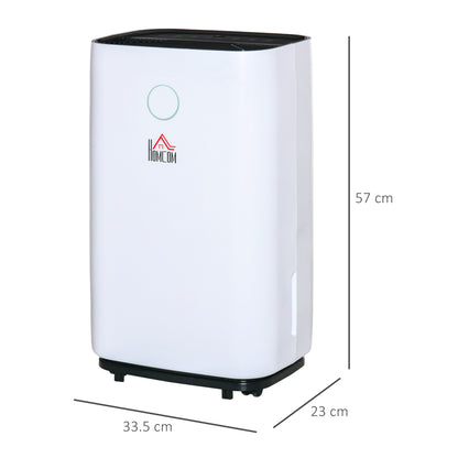 Homcom 16L/Day 4L Portable Quiet Dehumidifier Home Laundry