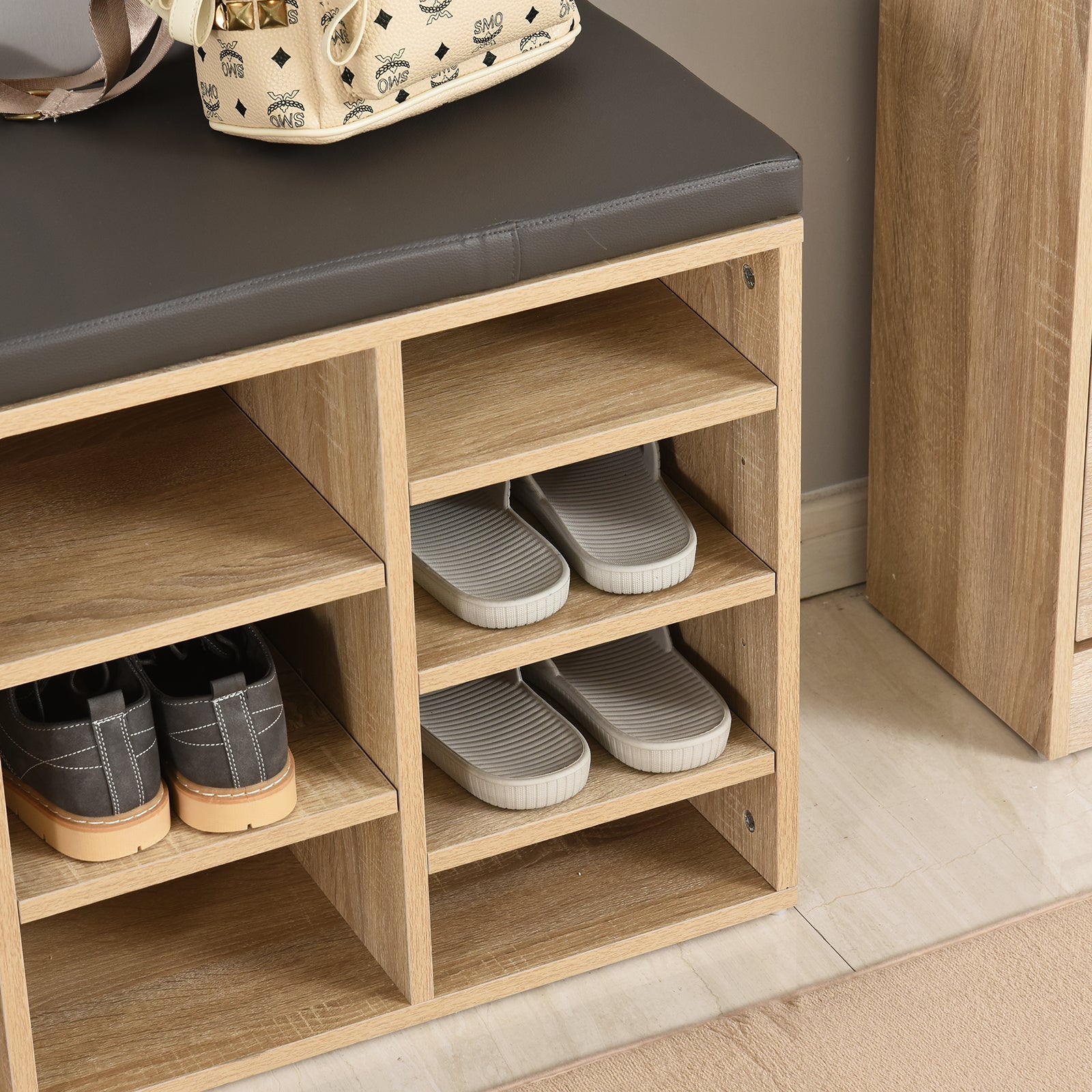 Homcom 14-Shelf Shoe Storage Unit