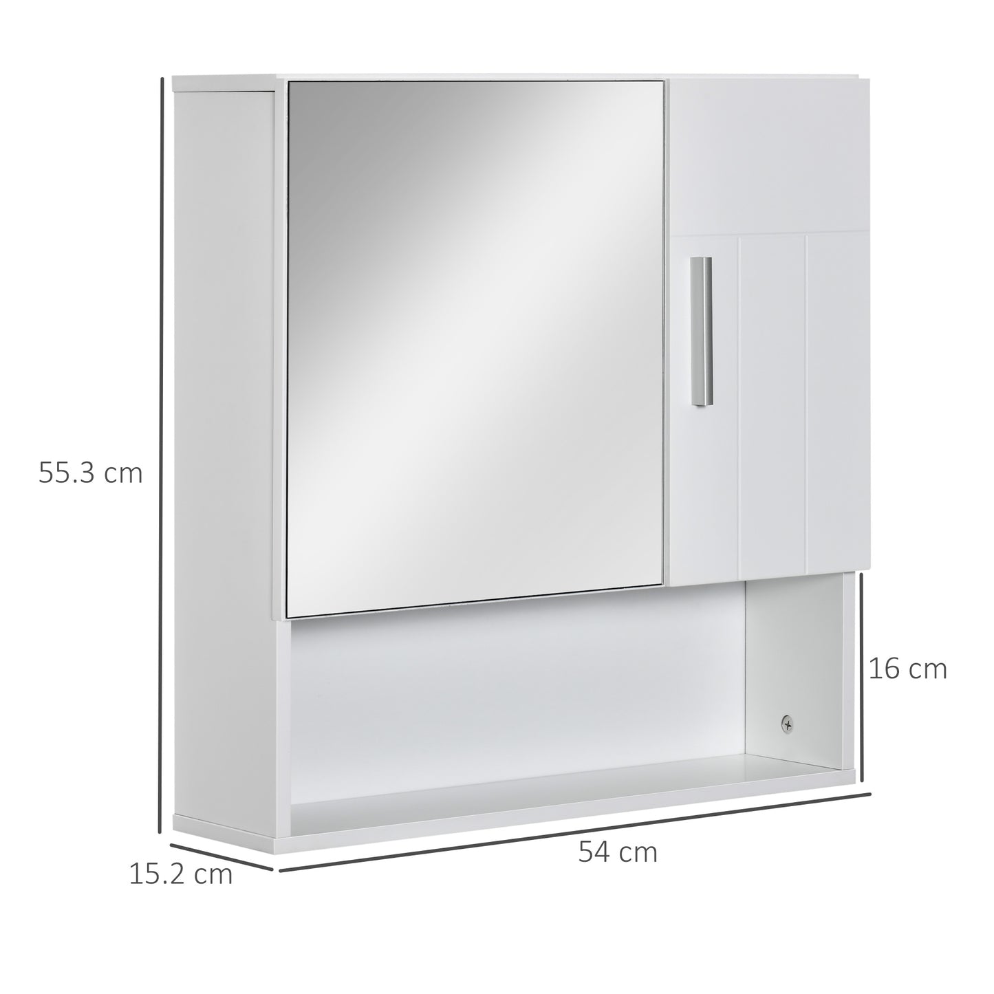 kleankin Bathroom Mirror Cabinet