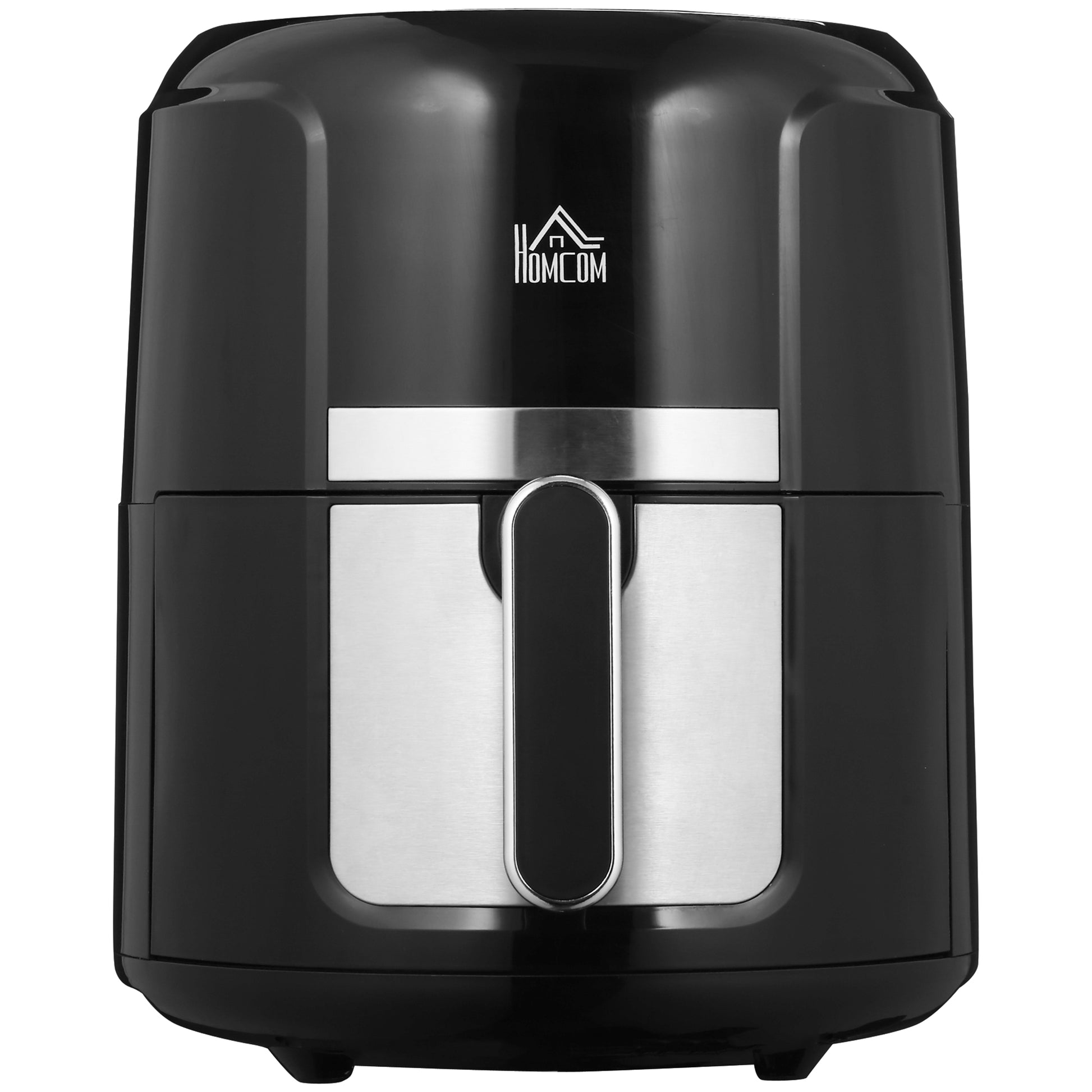 1300W 4L Air Fryer 12 Presets With Rapid Air Circulation Black & Steel by Homcom