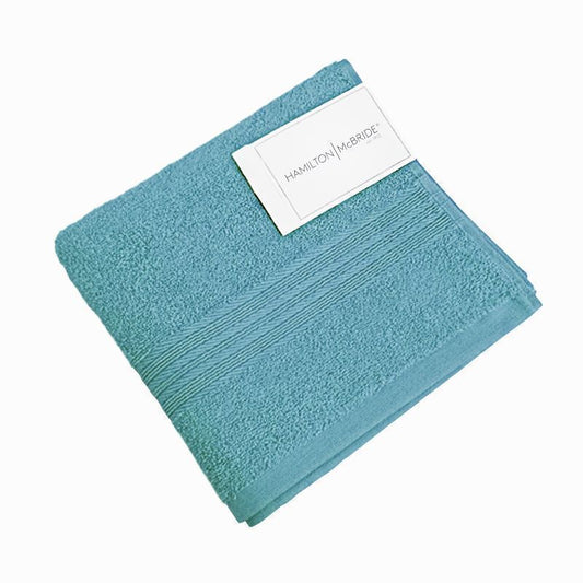 2 Hamilton McBride 30cm x 30cm Teal Face Cloths