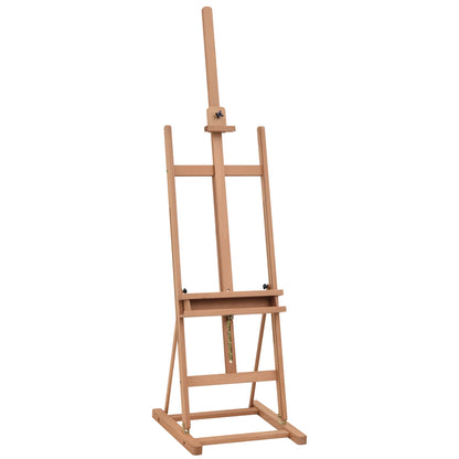 Vinsetto Art Studio Easel Height Adjustable W/ Canvas Holder Pencil Case Display Drawing