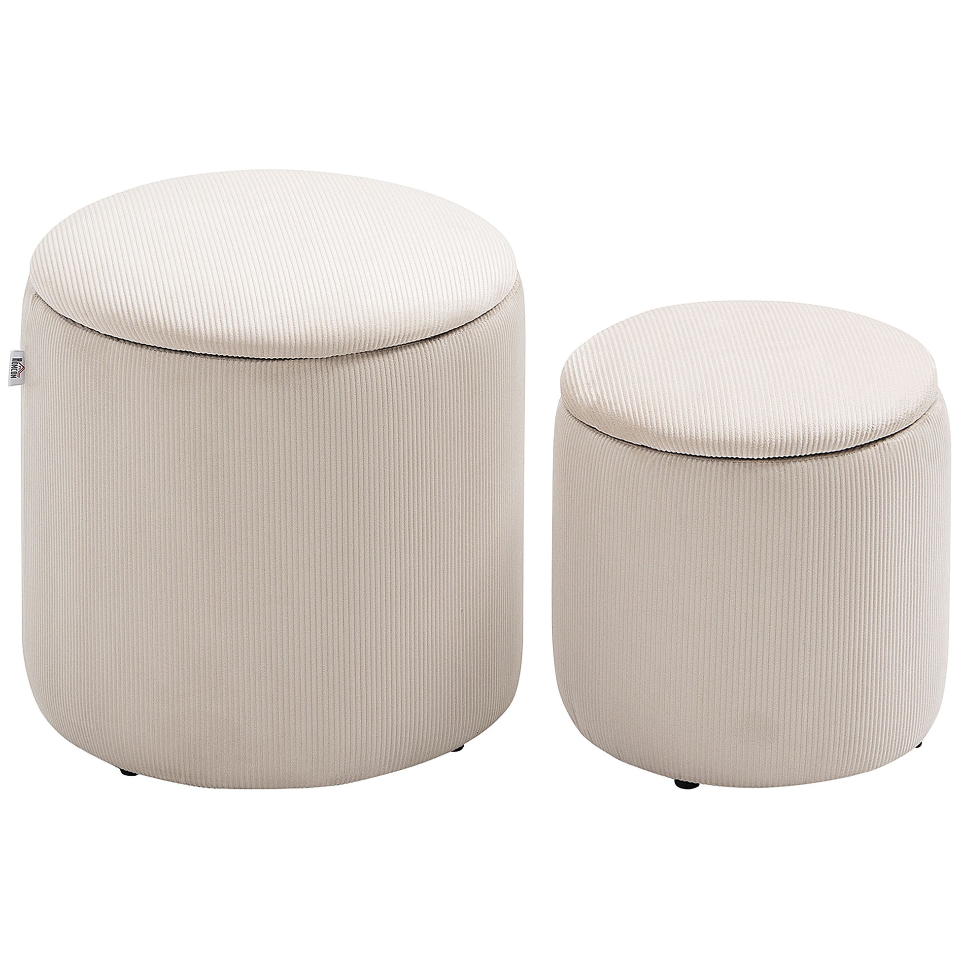 Homcom Modern Storage Ottoman with Removable Lid