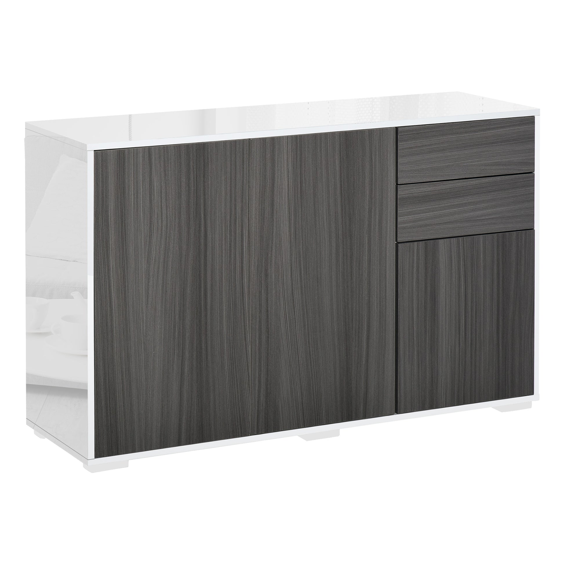 Homcom High Gloss Frame Sideboard